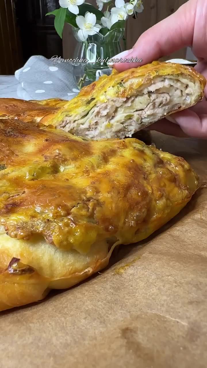 Нежнейший пирог с мясом