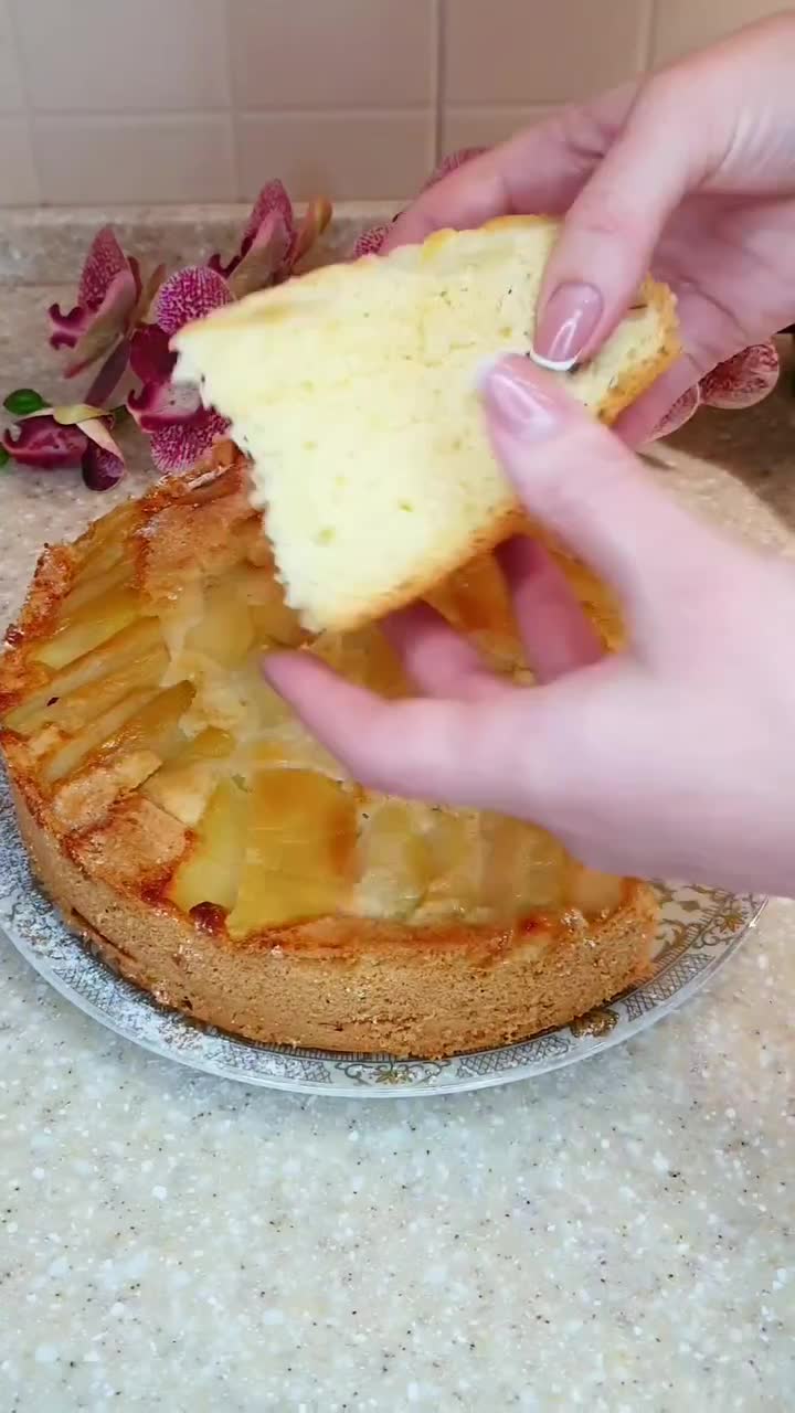 Пышная шарлотка